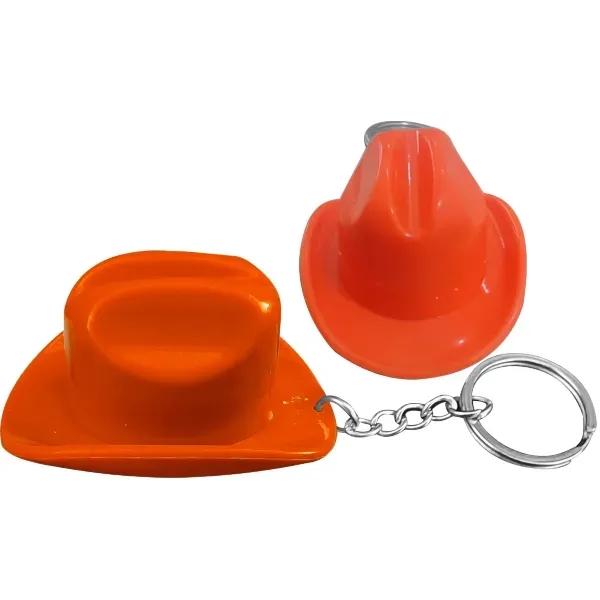 Cowboy Hat Bottle Opener Keychain