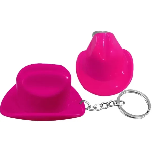 Cowboy Hat Bottle Opener Keychain