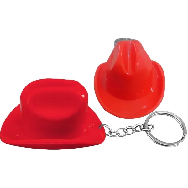 Cowboy Hat Bottle Opener Keychain
