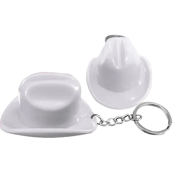 Cowboy Hat Bottle Opener Keychain