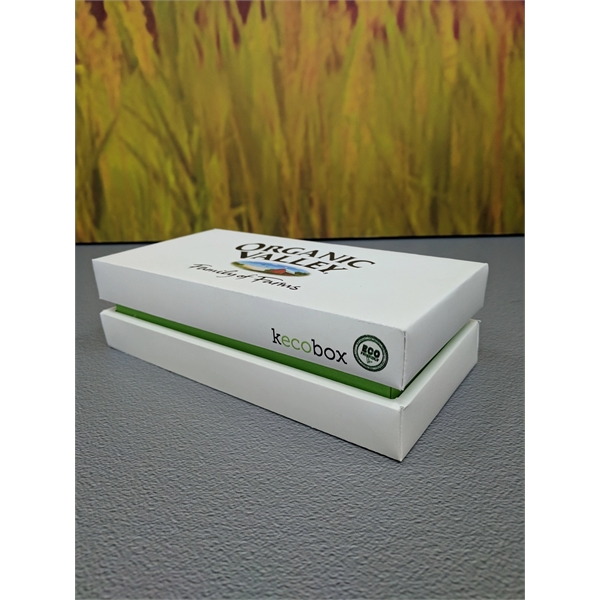 Printed Eco-Friendly 2PC Gift Box - Custom-Sized - Printed Eco-Friendly 2PC Gift Box - Custom-Sized - Image 4 of 5