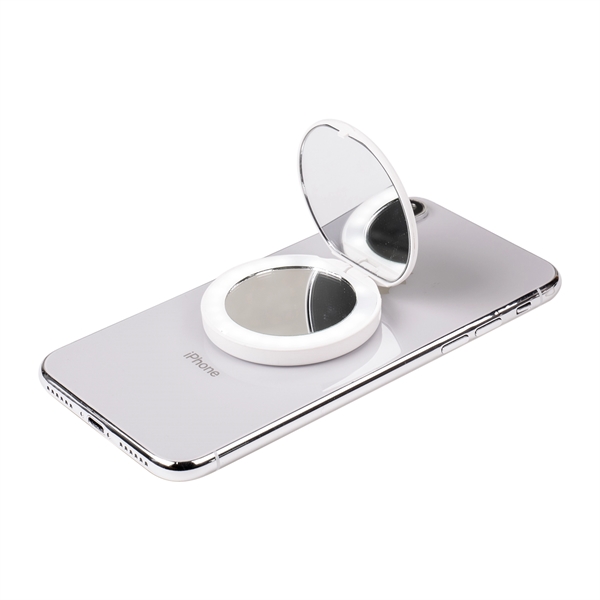 iShine Glow Light-up Mirror & Phone Stand - iShine Glow Light-up Mirror & Phone Stand - Image 7 of 13