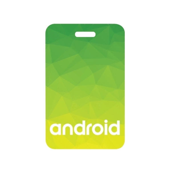 Custom 2 1/4" W x 3 1/2" H Plastic ID Badge