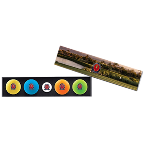 Volvik 4 Golf Ball Box with Hat Clip and Marker