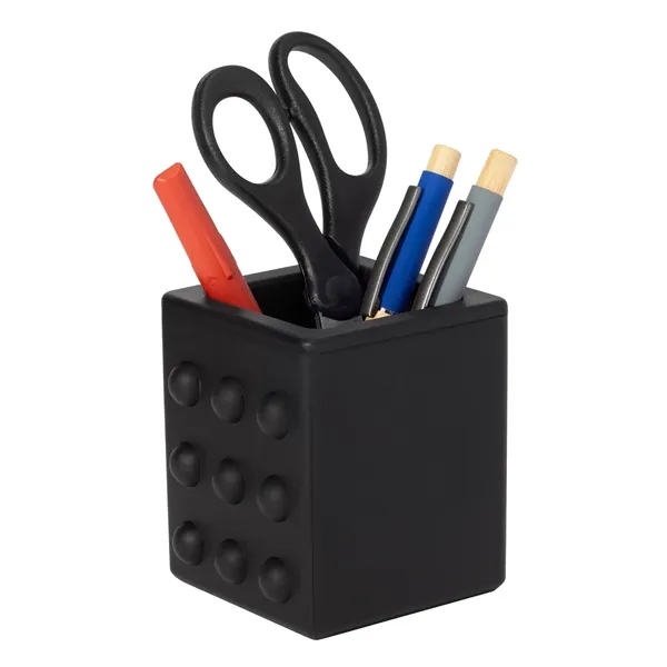 Recycled Silicone Push Pop Fidget Desk Organizer Cup