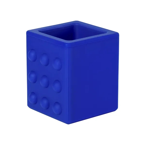 Recycled Silicone Push Pop Fidget Desk Organizer Cup