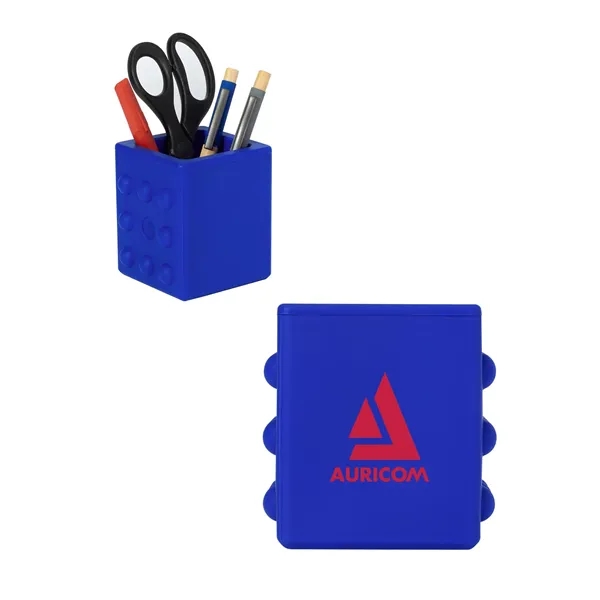 Recycled Silicone Push Pop Fidget Desk Organizer Cup