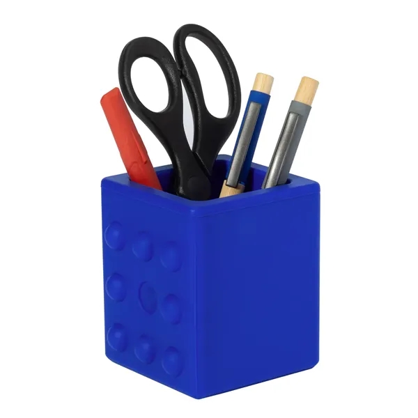Recycled Silicone Push Pop Fidget Desk Organizer Cup