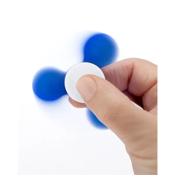Recycled Push Pop Fidget Spinner Keychain