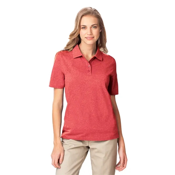 Ladies' Heathered Polo
