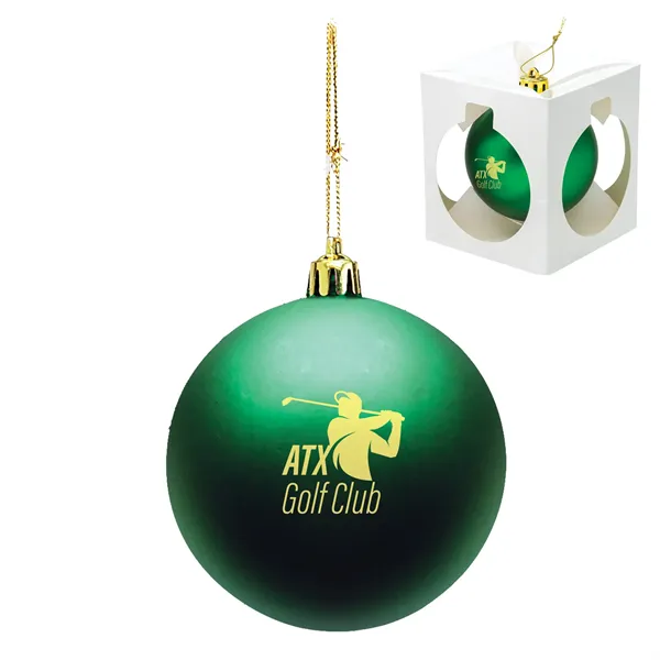 Shatter Resistant Holiday Christmas Tree Ornament