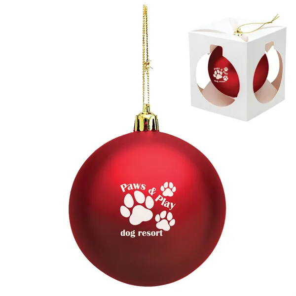 Shatter Resistant Holiday Christmas Tree Ornament