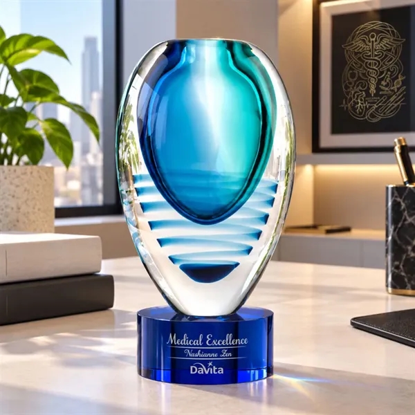 Contessa Award on Marvel Base - Blue