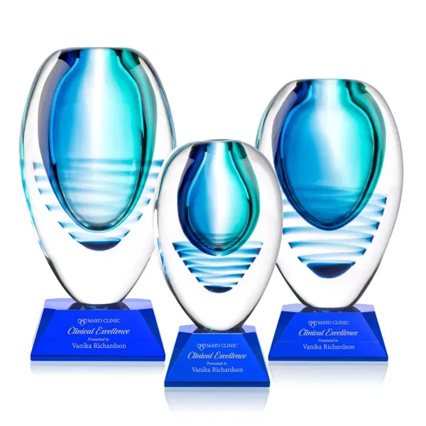 Contessa Award on Sheffield Base - Blue