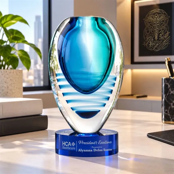 Contessa Award on Stanrich Base - Blue