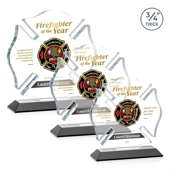 Maltese Cross VividPrint™ Award - Black