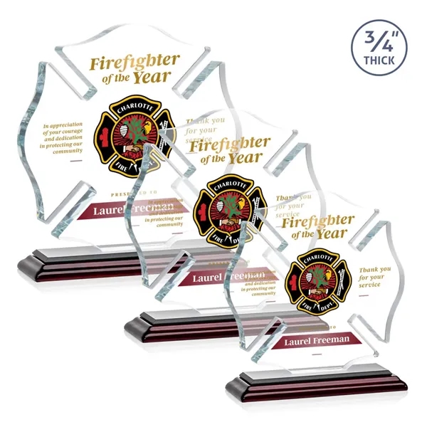Maltese Cross VividPrint™ Award - Rosewood