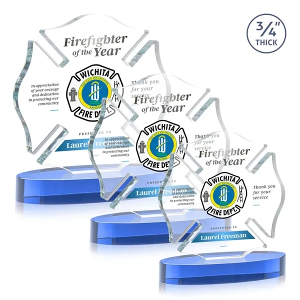 Maltese Cross VividPrint™ Award on Alberton - Sky Blue