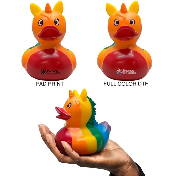 Rainbow Unicorn Duck