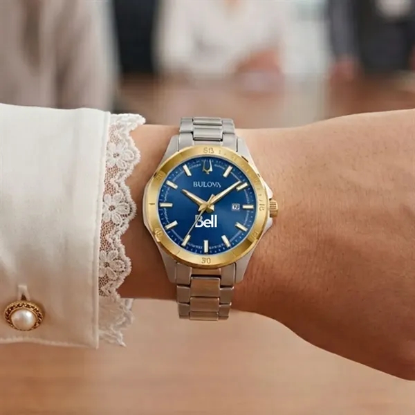 Bulova® Corporate Collection Classic Two-Tone Bracelet Watch