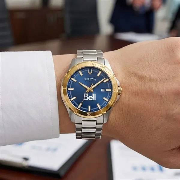 Bulova® Corporate Collection Classic Two-Tone Bracelet Watch
