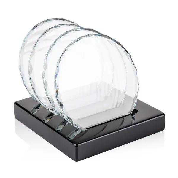 Porterfield VividPrint™ Coasters - Set of 4 on Gloss Black