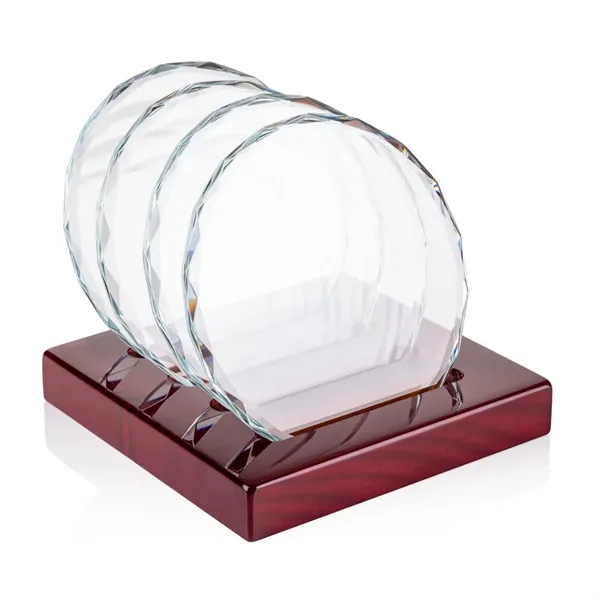 Porterfield VividPrint™ Coasters -Set of 4 on Gloss Rosewood