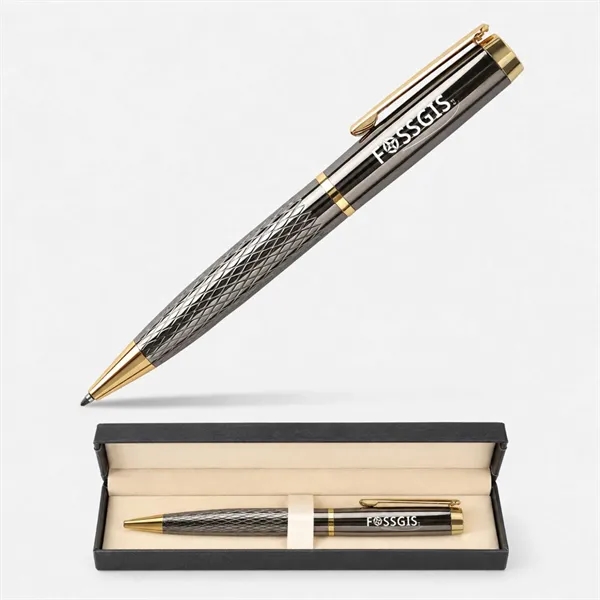 TiTUS® Golden Luxury Ballpoint Pen Gift Box