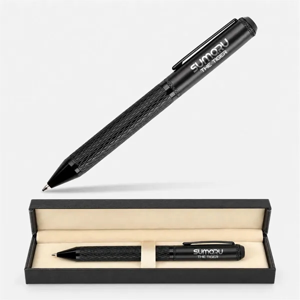 TiTUS® Exclusive Gun metal color Ballpoint Pen Gift Box