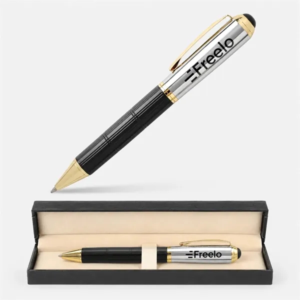 TiTUS® Luxury Silver Color Ballpoint Pen Gift Box