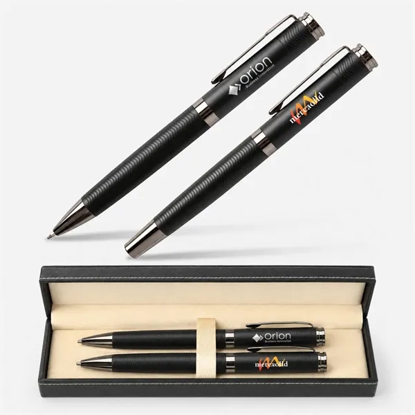 Titus® Luxury Signature Pen Set Ballpoint & Rollerball Duo