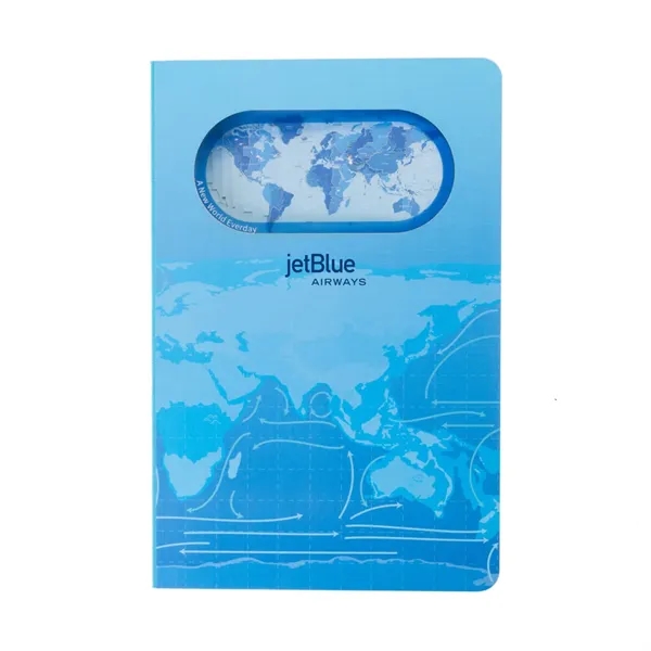 Soft Cover World Traveller 3D Engraved Notebook