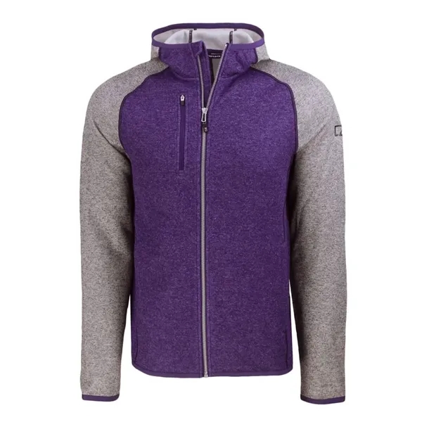 Cutter & Buck Mainsail Sweater-Knit Mens Full Zip Hooded ...