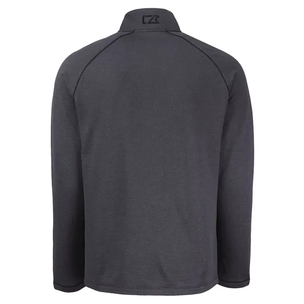 Cutter & Buck Peshastin Recycled Grid Fleece Mens Full Zi...