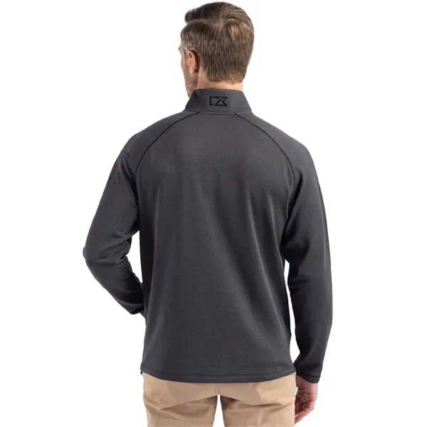 Cutter & Buck Peshastin Recycled Grid Fleece Mens Full Zi...