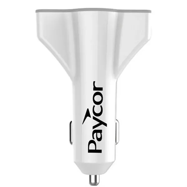 3 USB Ports Car Charger With LED Indicator - 3 USB Ports Car Charger With LED Indicator - Image 1 of 1