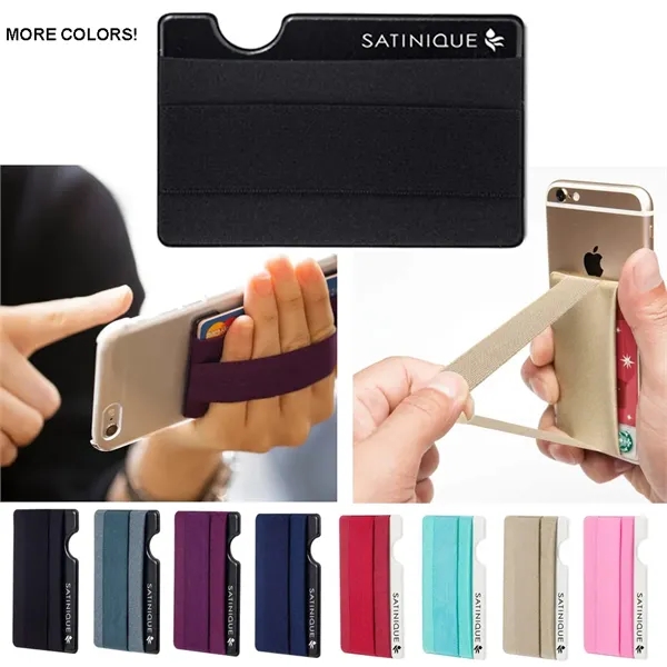 Mobile Phone Elastic Grip With Wallet - 2 In 1 - Mobile Phone Elastic Grip With Wallet - 2 In 1 - Image 0 of 4