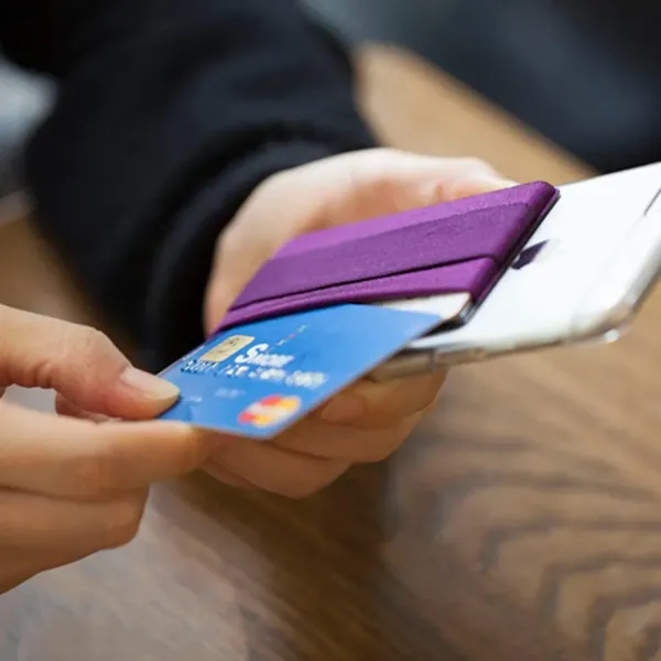 Mobile Phone Elastic Grip With Wallet - 2 In 1 - Mobile Phone Elastic Grip With Wallet - 2 In 1 - Image 1 of 4