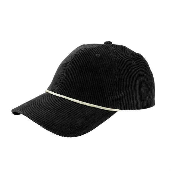 Corduroy Rope Snapback Cap