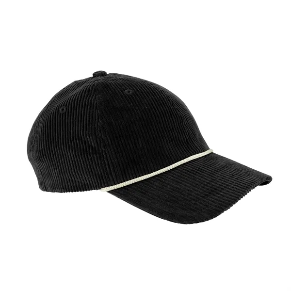Corduroy Rope Snapback Cap