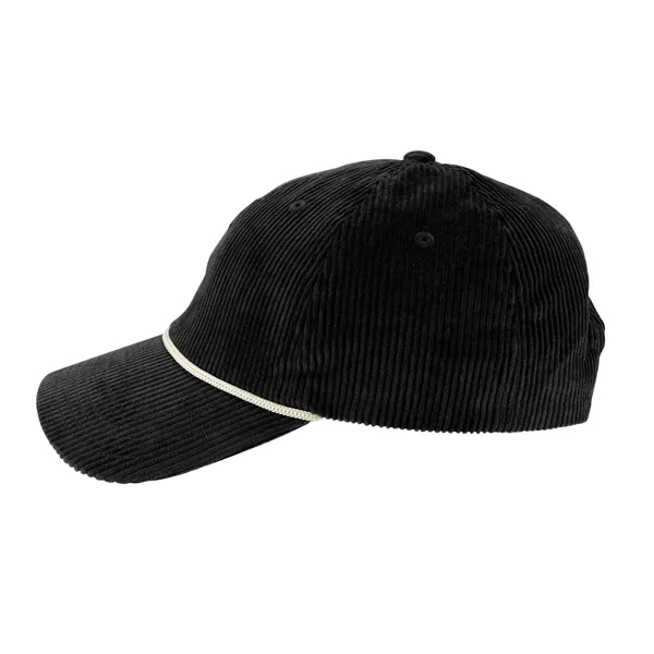Corduroy Rope Snapback Cap