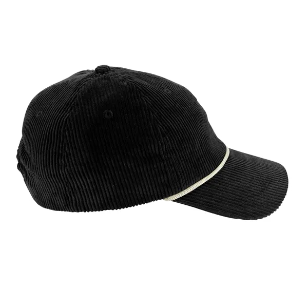 Corduroy Rope Snapback Cap