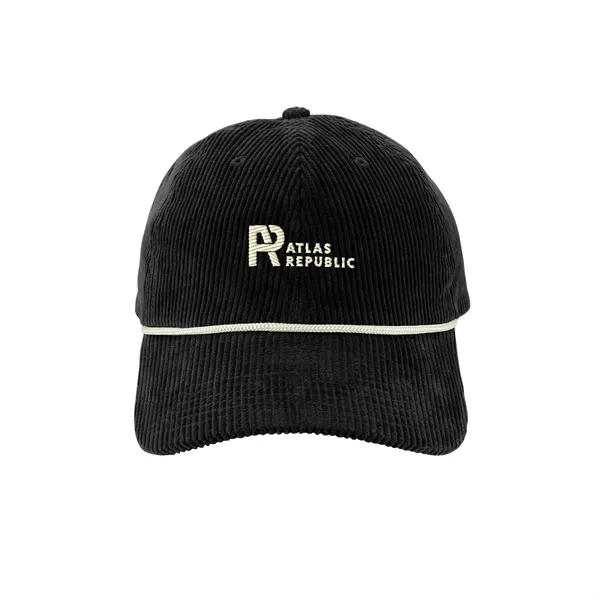 Corduroy Rope Snapback Cap