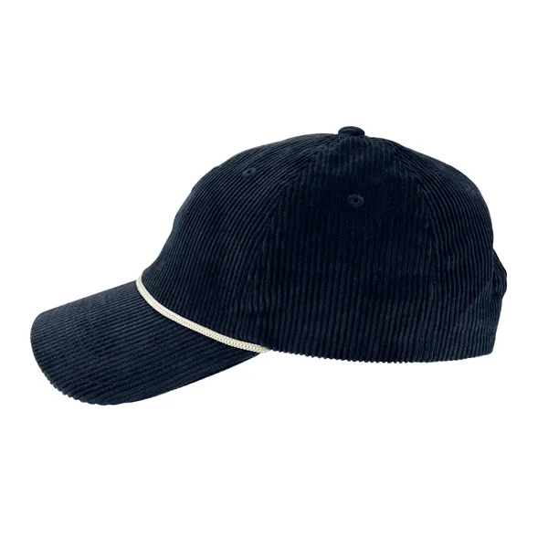 Corduroy Rope Snapback Cap