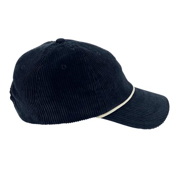 Corduroy Rope Snapback Cap