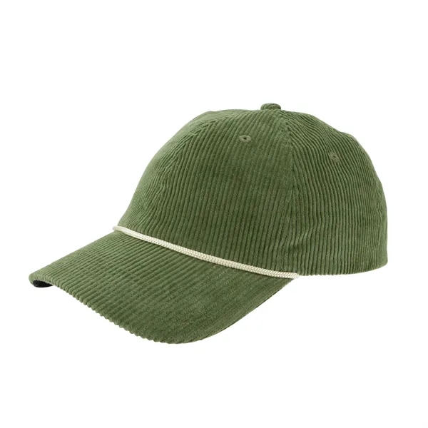Corduroy Rope Snapback Cap