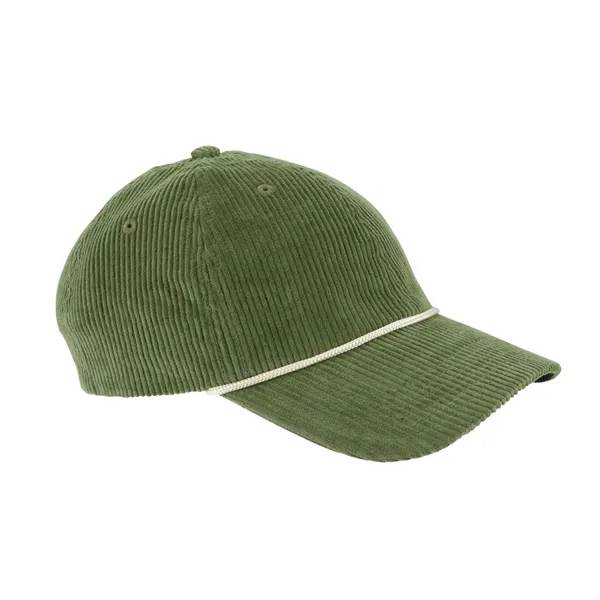 Corduroy Rope Snapback Cap
