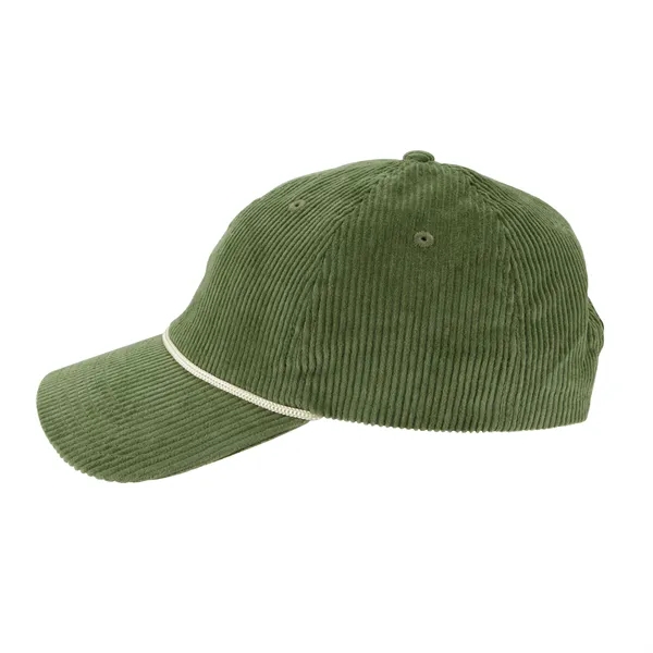 Corduroy Rope Snapback Cap
