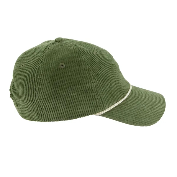Corduroy Rope Snapback Cap