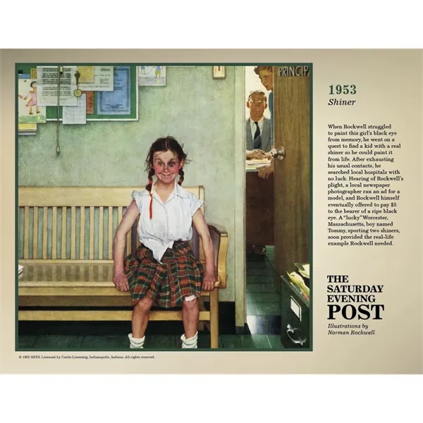 Triumph® Calendars The Saturday Evening Post Illustration...